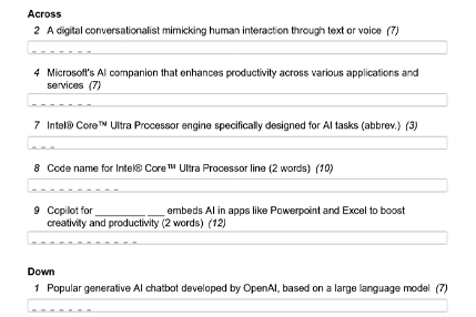 Read more about the article AI Crossword