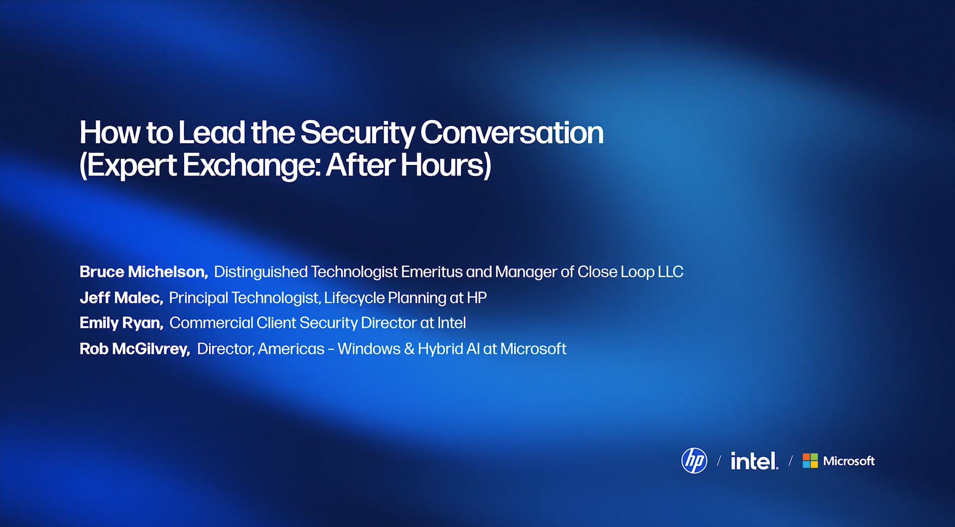 Read more about the article How to Lead the Security Conversation (Expert Exchange: After Hours)